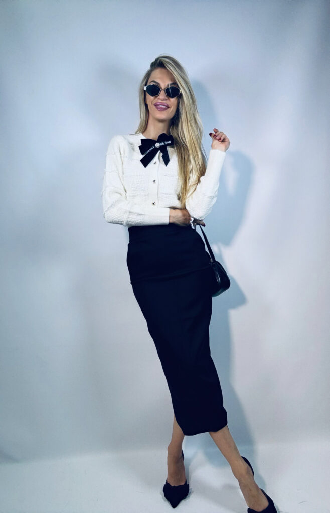 sweter rozpinany ecru