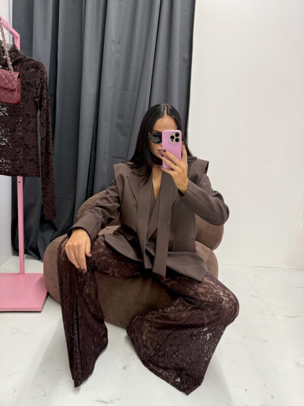 CZEKOLADOWA MARYNARKA WIGILIA LOGOWANA LA MILLA