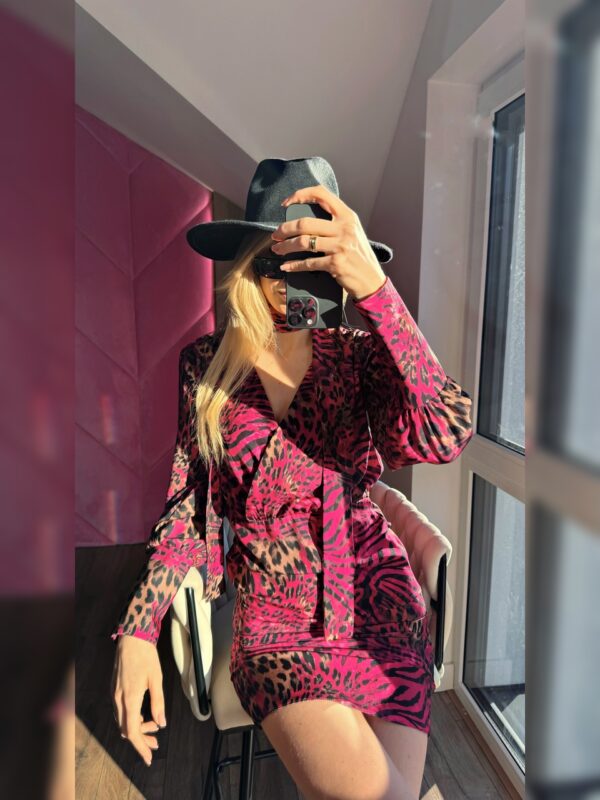 SUKIENKA CANDY RÓŻOWA WZORZYSTA